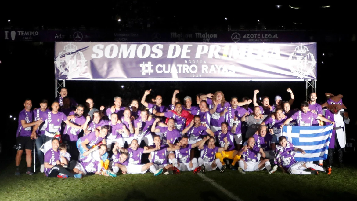 El Valladolid celebra el ascenso