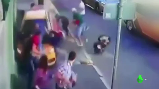 Un taxi atropella a ocho personas en Moscú Un taxi atropella a ocho personas en Moscú