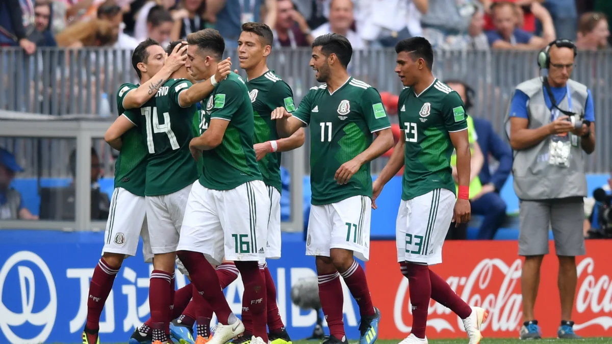 México celebra un gol