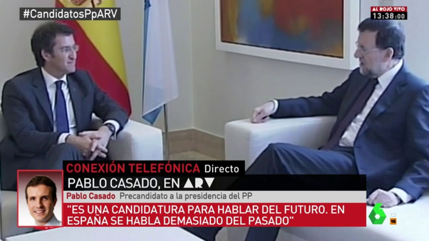 Pablo casado, apirante a liderar el PP: "Rajoy y mis compa&ntilde;eros de direcci&oacute;n conoc&iacute;an la presentaci&oacute;n de la candidatura"