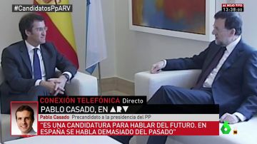Pablo casado, apirante a liderar el PP: "Rajoy y mis compañeros de dirección conocían la presentación de la candidatura"