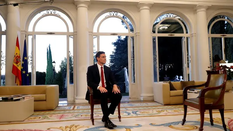 El presidente del Gobierno, Pedro Sánchez