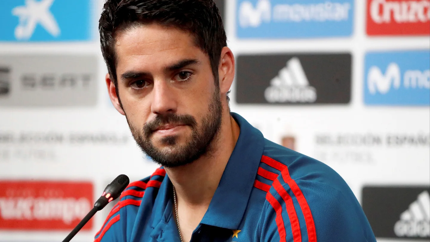 Isco, en rueda de prensa Isco, en rueda de prensa