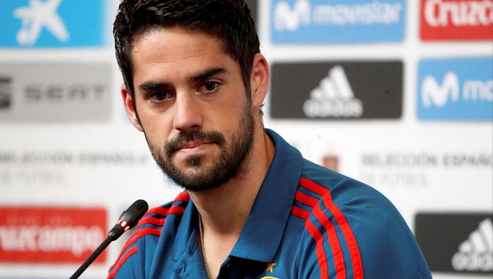 Isco, en rueda de prensa