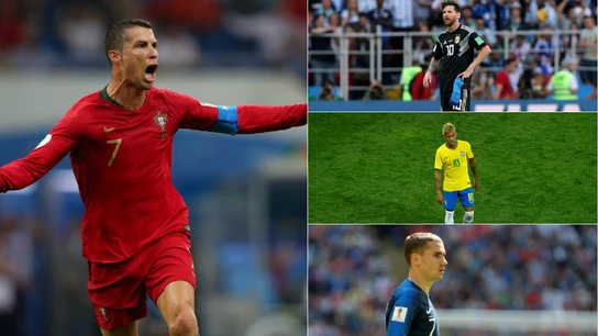 El debut de las estrellas en el Mundial de Rusia El debut de las estrellas en el Mundial de Rusia