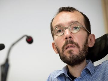 El secretario de Organización de Podemos, Pablo Echenique El secretario de Organización de Podemos, Pablo Echenique