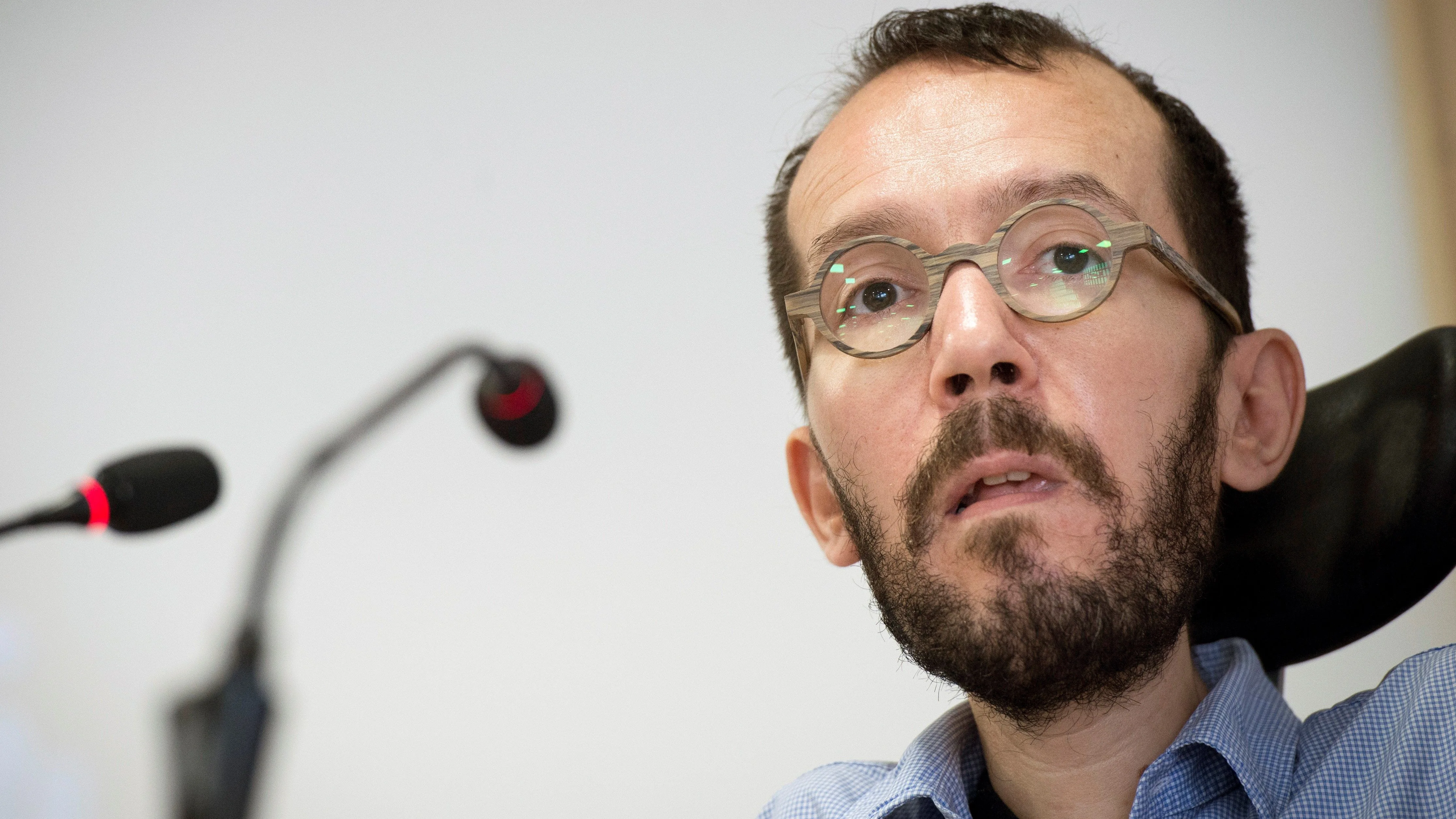 El secretario de Organización de Podemos, Pablo Echenique