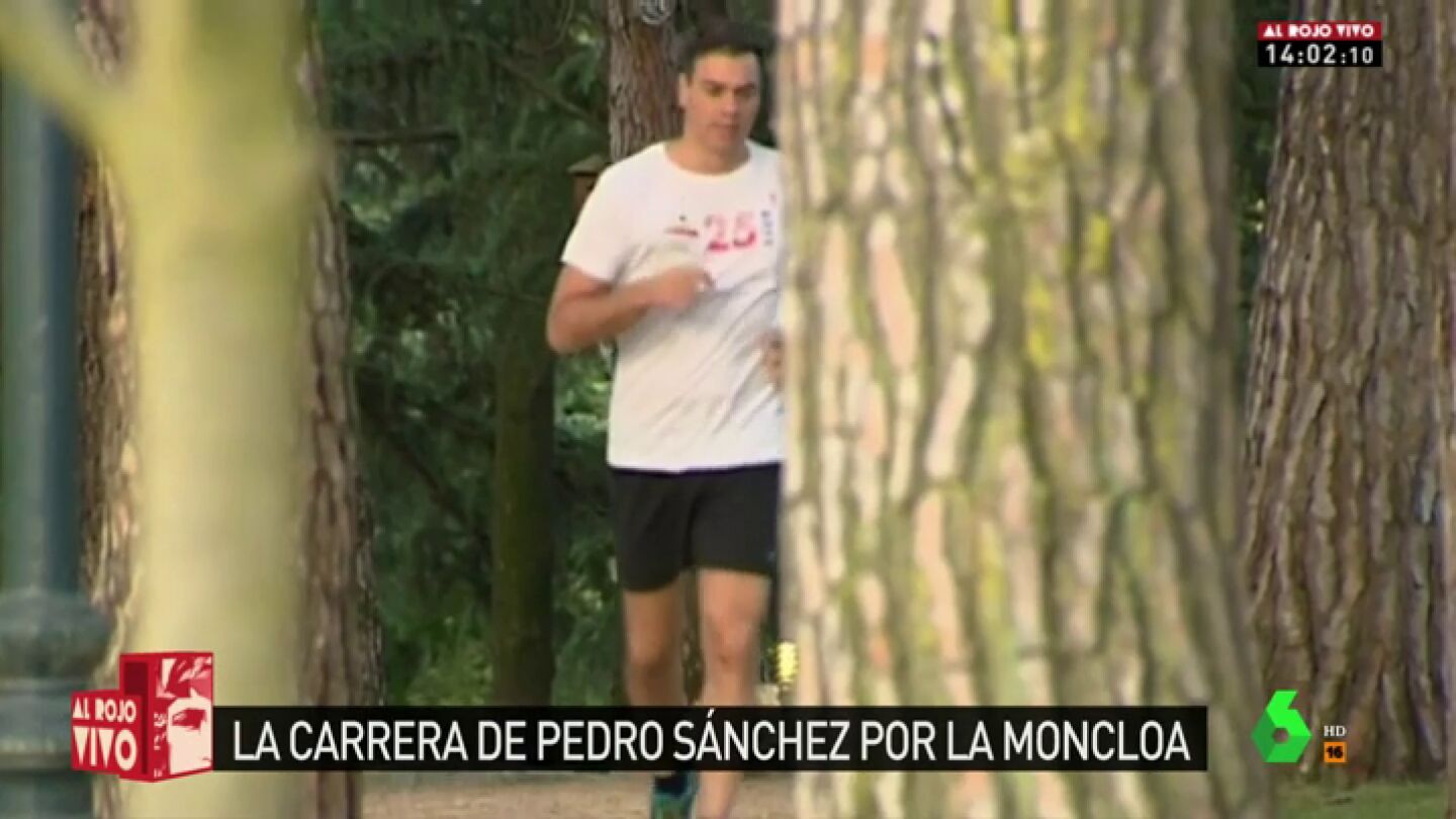 Las im&aacute;genes menos habituales de Pedro S&aacute;nchez: as&iacute; arranca su semana antes de comenzar su rutina de trabajo