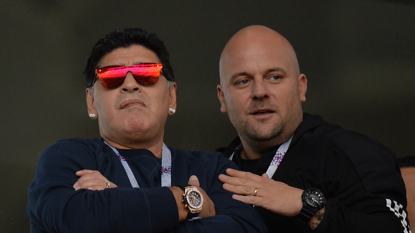 Maradona, en el debut de Argentina en Rusia Maradona, en el debut de Argentina en Rusia
