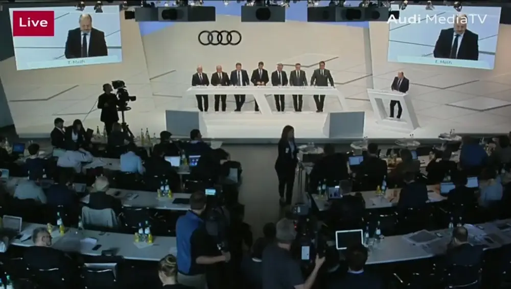 Rupert Stadler, presidente de Audi, detenido por el caso del 'dieselgate'