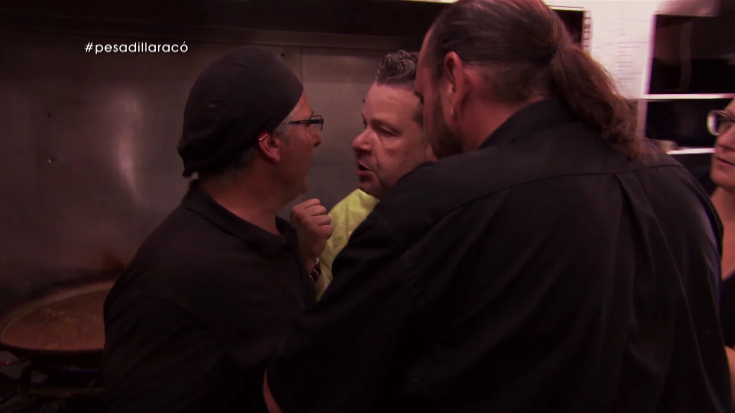 Alberto Chicote en Pesadilla en la cocina: El Racó Maritim Alberto Chicote en Pesadilla en la cocina: El Racó Maritim