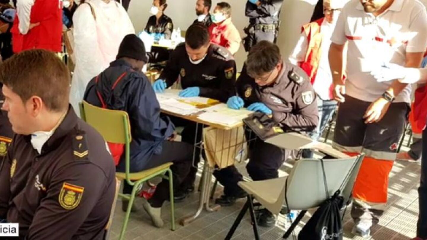 Identificaci&oacute;n de los migrantes del Aquarius