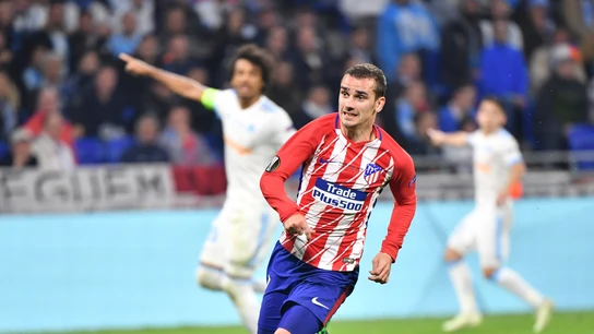 Griezmann, durante la final de la Europa League Griezmann, durante la final de la Europa League