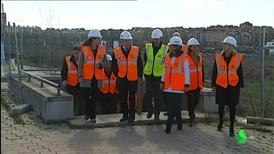 Enrique Cerezo en las obras del Wanda Metropolitano Enrique Cerezo en las obras del Wanda Metropolitano
