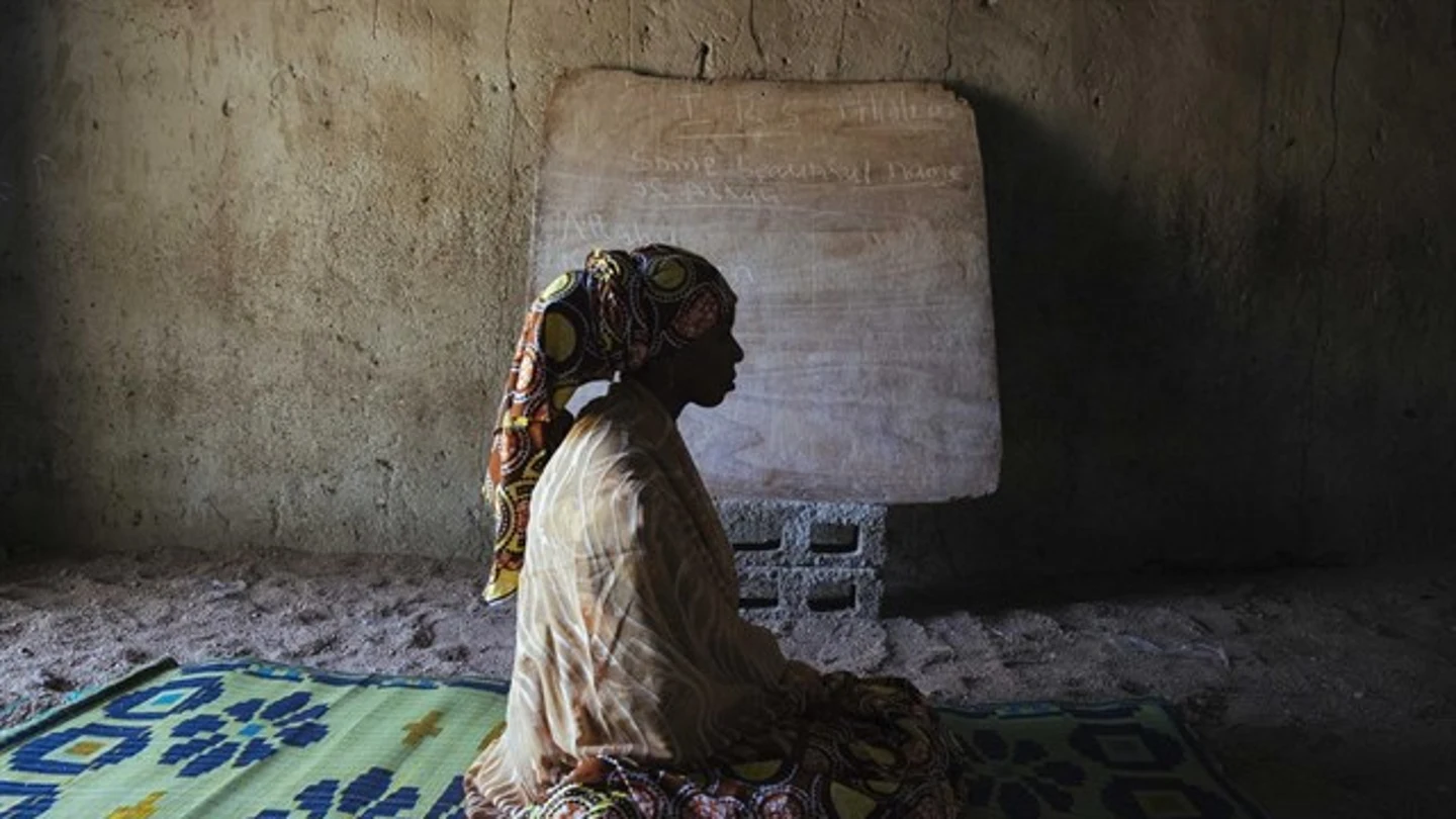 Una joven víctima de Boko Haram Una joven víctima de Boko Haram