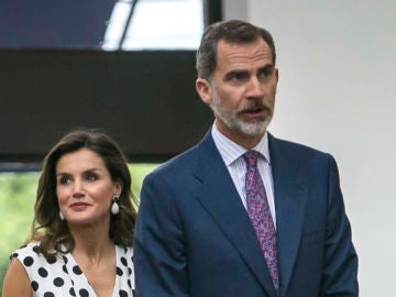 Los Reyes de España durante su visita a San Antonio Los Reyes de España durante su visita a San Antonio