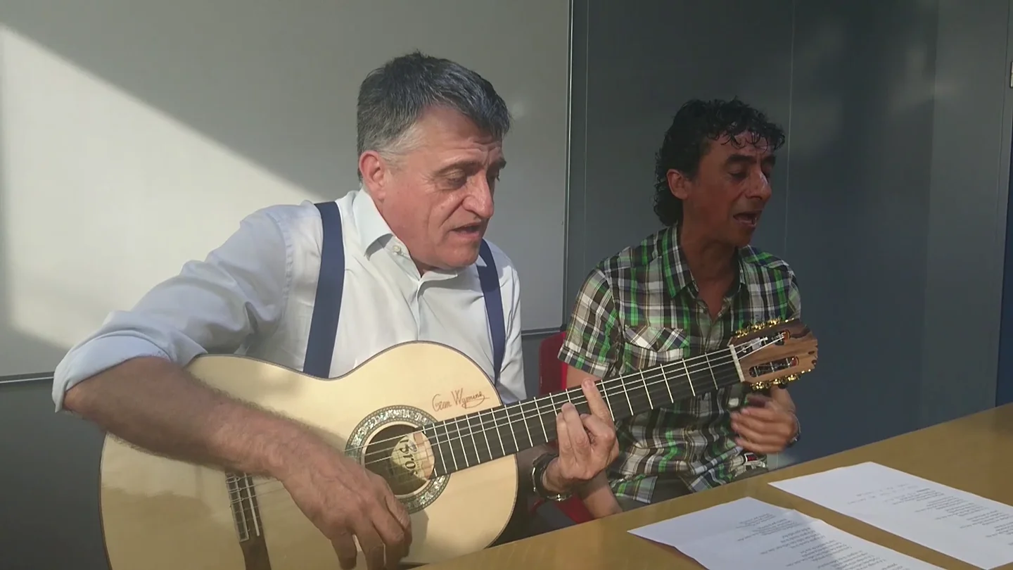 El Gran Wyoming y Manu Chao, en El Intermedio El Gran Wyoming y Manu Chao, en El Intermedio