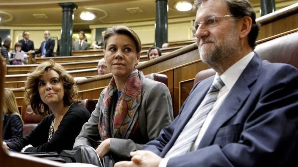 Soraya Sáenz de Santamaría y María Dolores de Cospedal