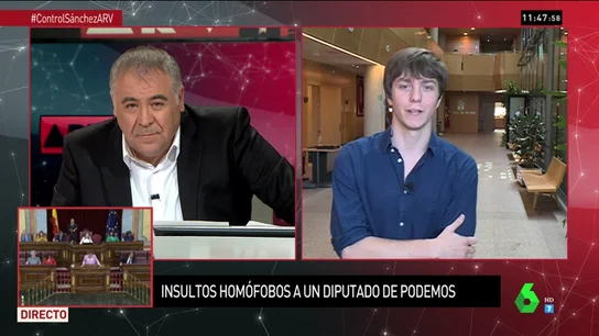 El diputado Eduardo Rubiño relata los insultos homófobos que sufrió con su novio: "Hay un repunte de estas agresiones" El diputado Eduardo Rubiño relata los insultos homófobos que sufrió con su novio: "Hay un repunte de estas agresiones"
