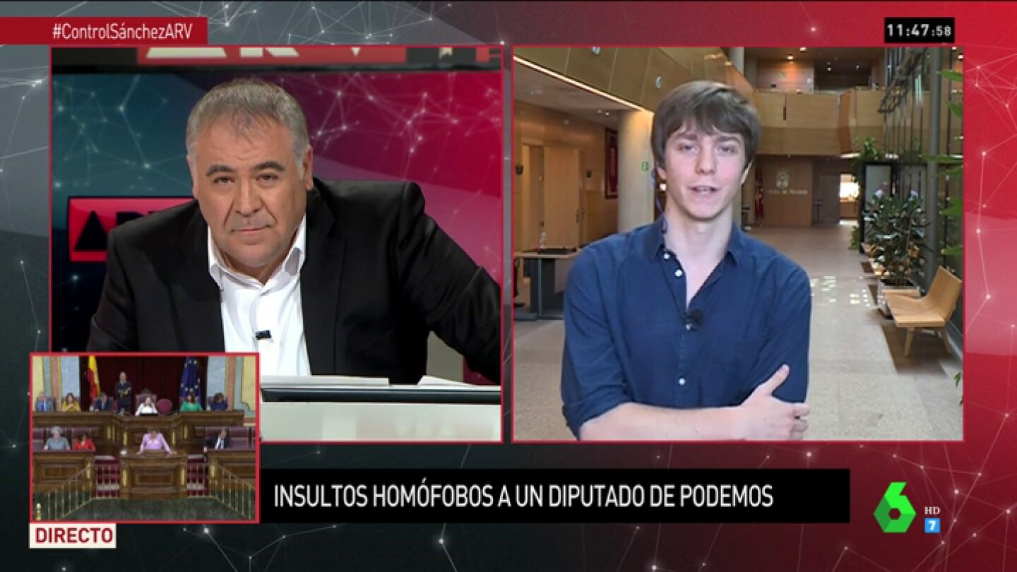 El diputado Eduardo Rubi&ntilde;o relata los insultos hom&oacute;fobos que sufri&oacute; con su novio: "Hay un repunte de estas agresiones"