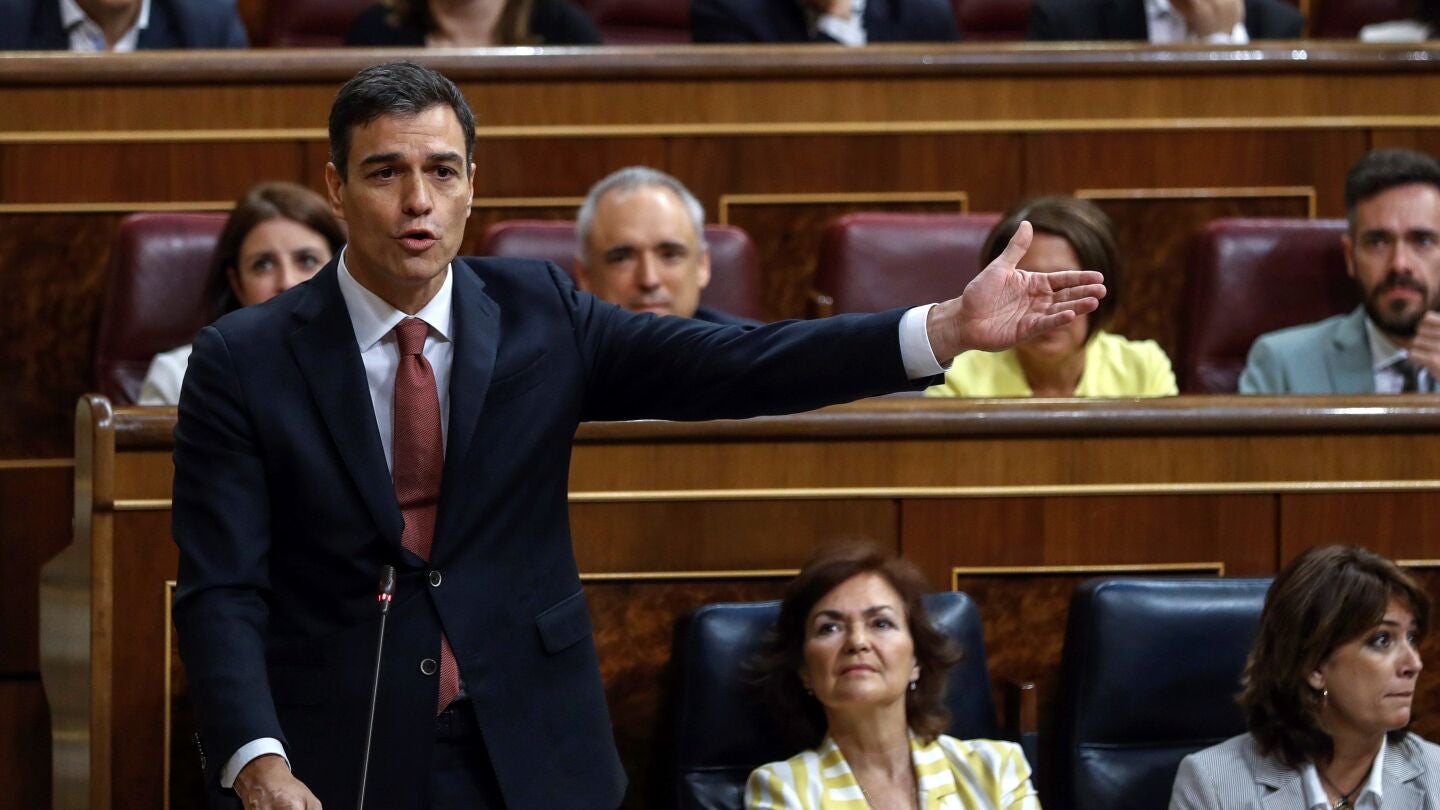 El presidente del Gobierno, Pedro S&aacute;nchez
