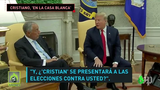 Trump bromea sobre una hipotética candidatura de Cristiano a la presidencia de Portugal Trump bromea sobre una hipotética candidatura de Cristiano a la presidencia de Portugal