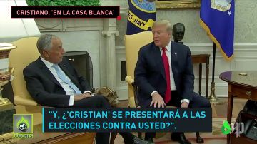 Trump bromea sobre una hipotética candidatura de Cristiano a la presidencia de Portugal
