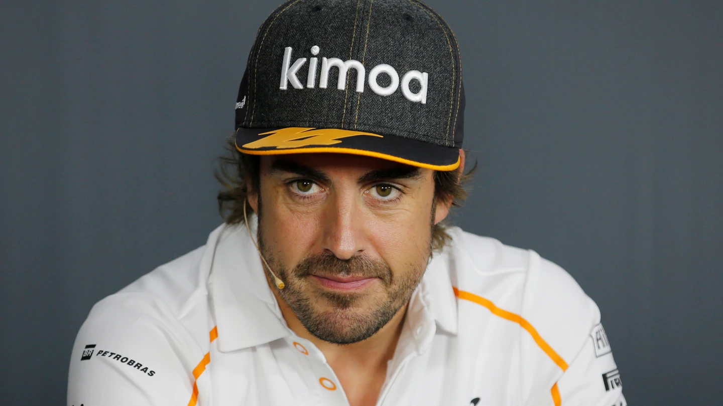 Fernando Alonso, en rueda de prensa Fernando Alonso, en rueda de prensa