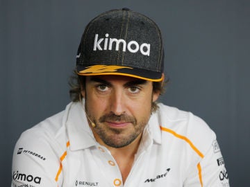 Fernando Alonso, en rueda de prensa Fernando Alonso, en rueda de prensa