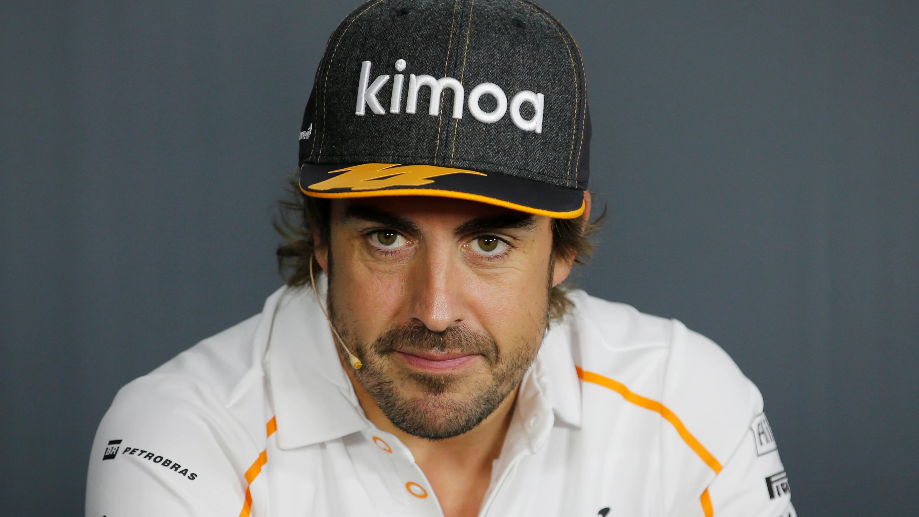 Fernando Alonso, en rueda de prensa