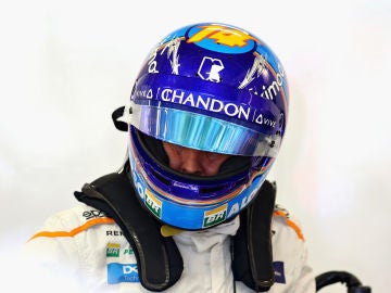 Fernando Alonso, en el trazado de Spielberg Fernando Alonso, en el trazado de Spielberg
