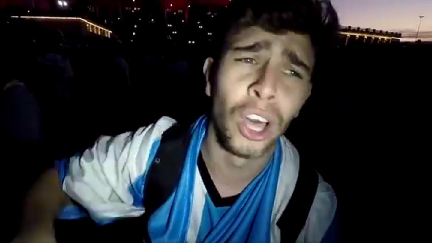 Aficionado argentino en el Mundial