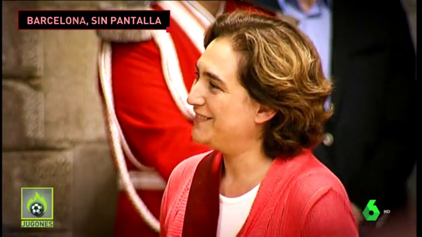 Ada Colau proh&iacute;be colocar la pantalla gigante para ver a la Selecci&oacute;n