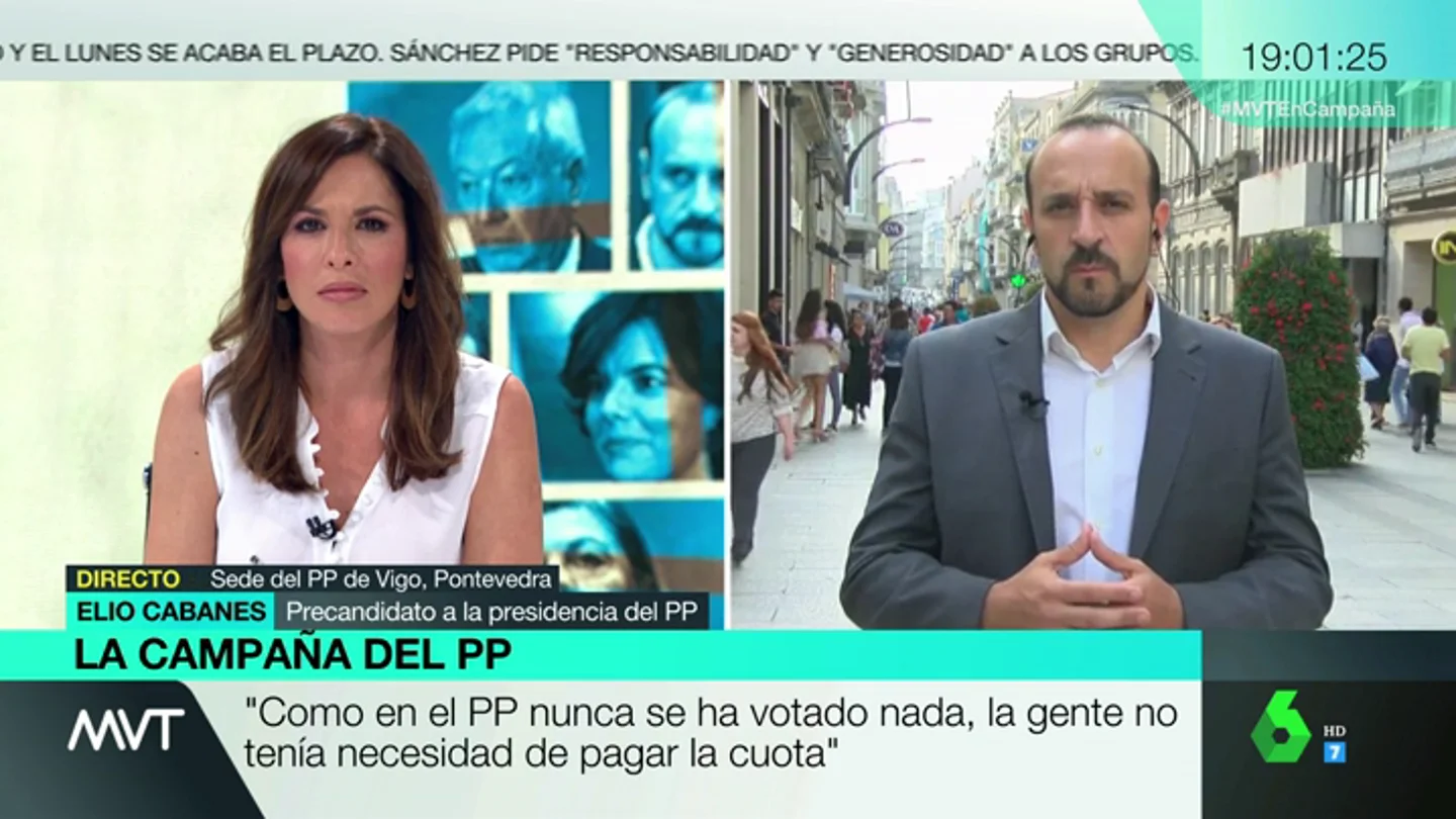 El precandidato a la Presidencia del PP, Elio Cabanes El precandidato a la Presidencia del PP, Elio Cabanes