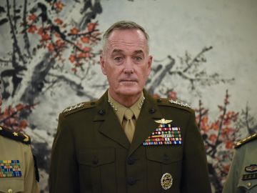 El jefe del Estado Mayor Conjunto del Ejército de Estados Unidos, el general Joseph Dunford, en una imagen de archivo. El jefe del Estado Mayor Conjunto del Ejército de Estados Unidos, el general Joseph Dunford, en una imagen de archivo.