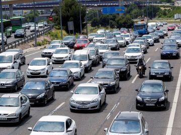 Estado del tráfico en la Nacional I, carretera de Burgos, en sentido salida de Madrid
