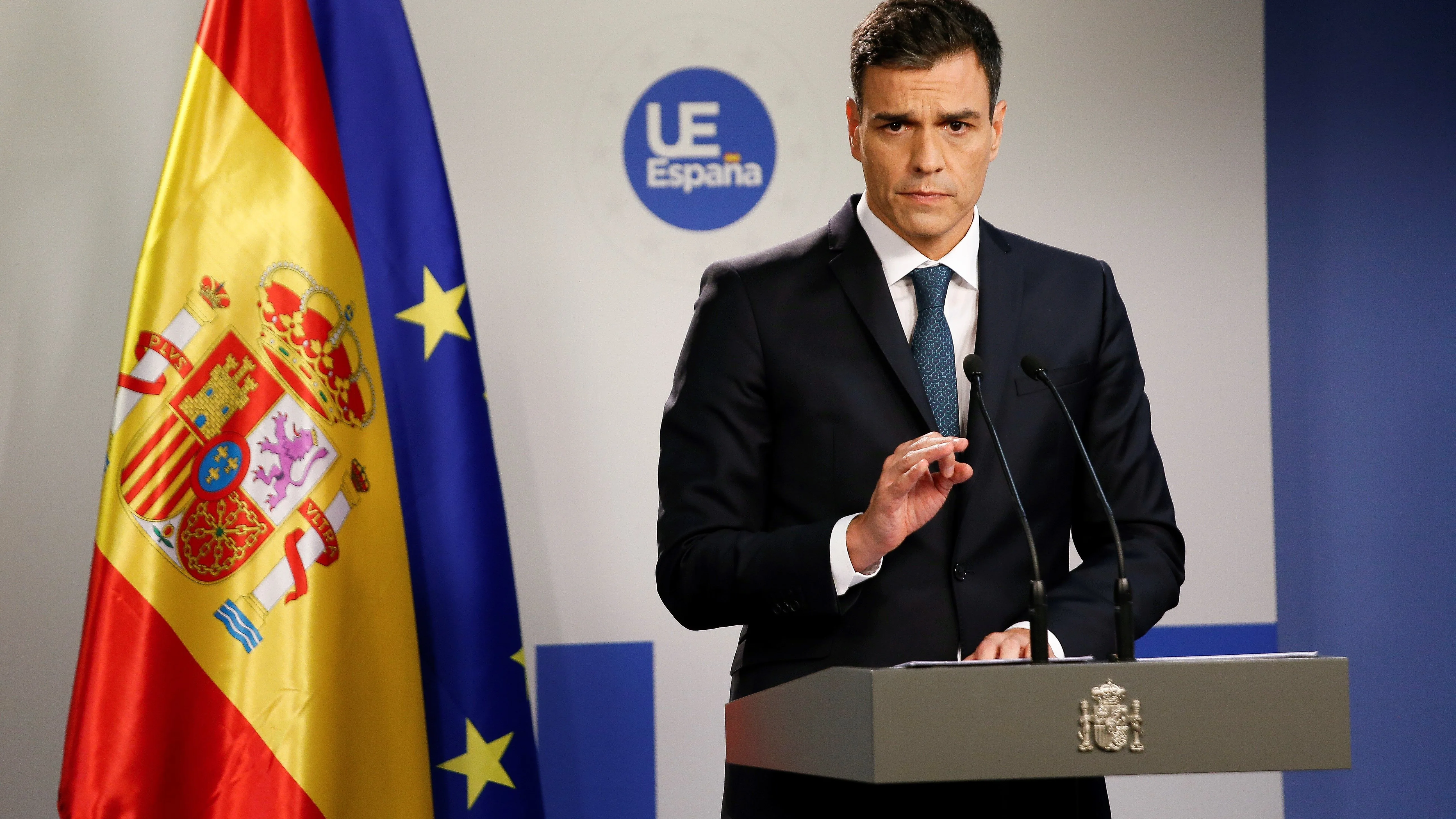 El presidente del Gobierno español, Pedro Sánchez