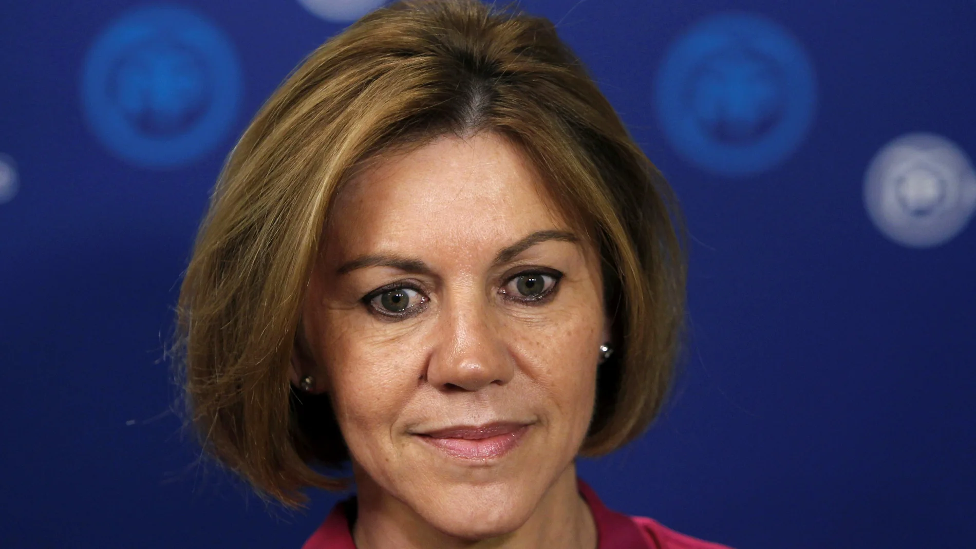 La secretaria general del PP y candidata a la Presidencia del partido, María Dolores de Cospedal