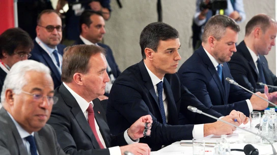 Pedro Sánchez en el Consejo Europeo Pedro Sánchez en el Consejo Europeo