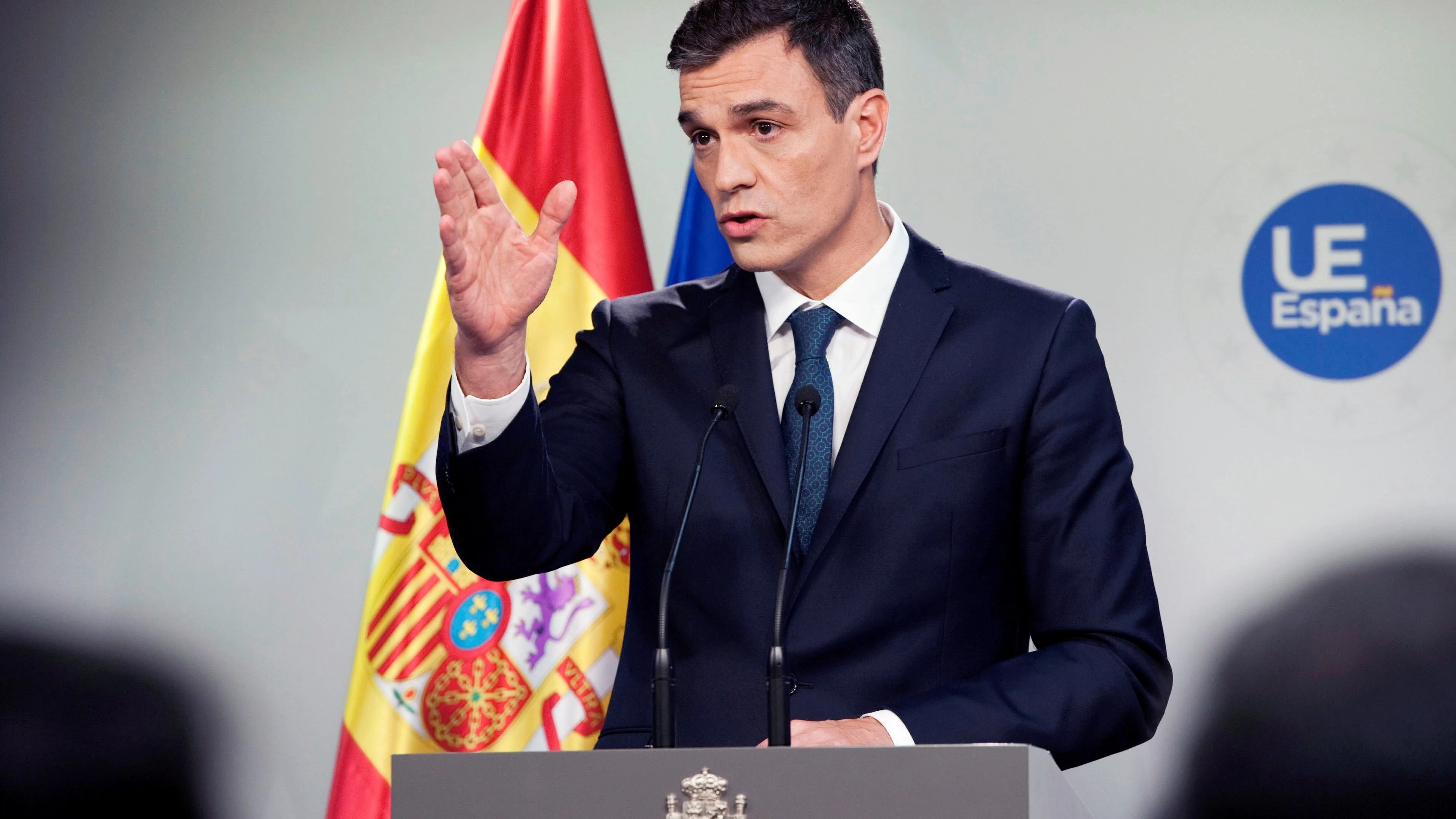 El presidente del Gobierno, Pedro Sánchez