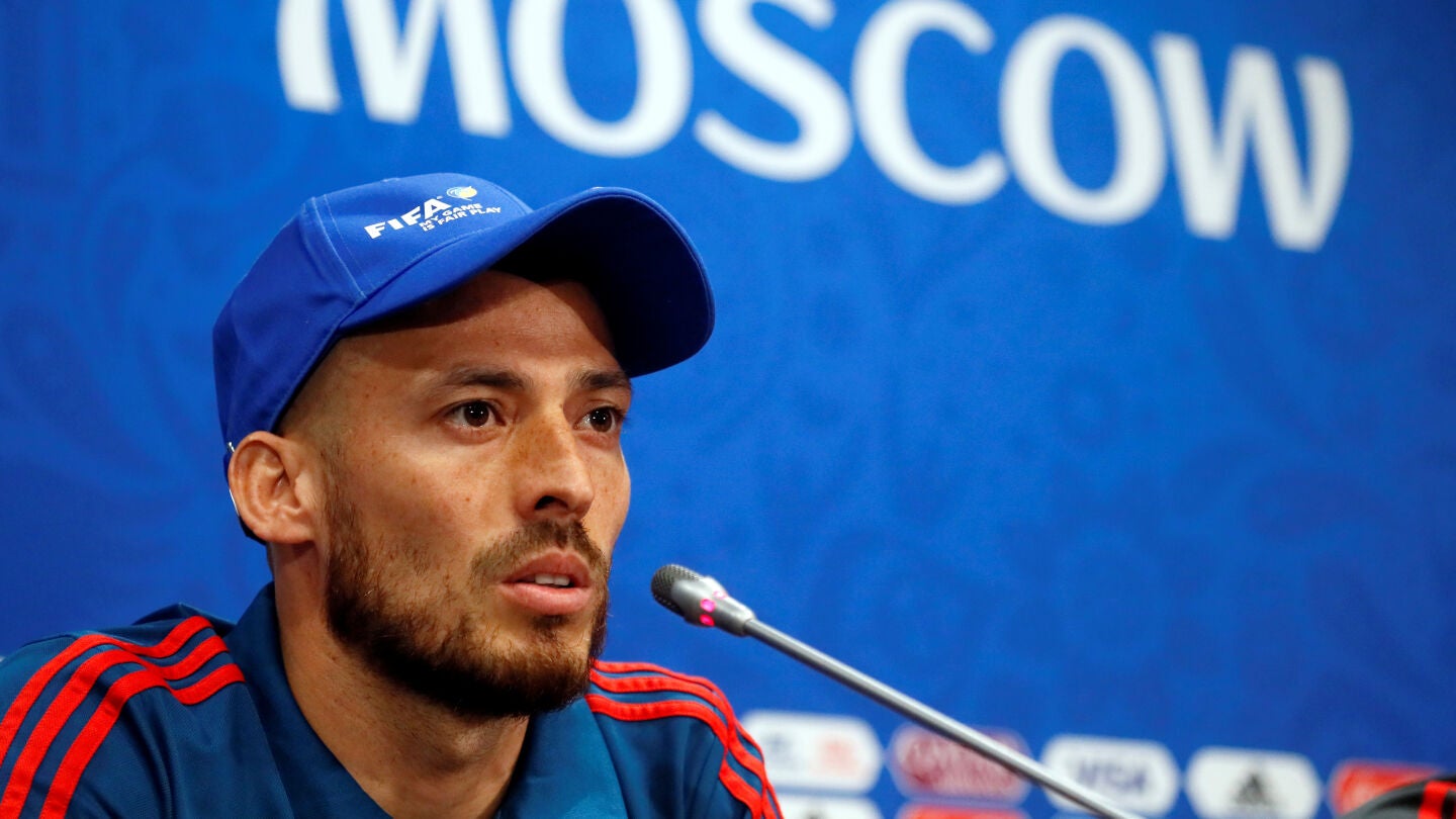 David Silva, en rueda de prensa