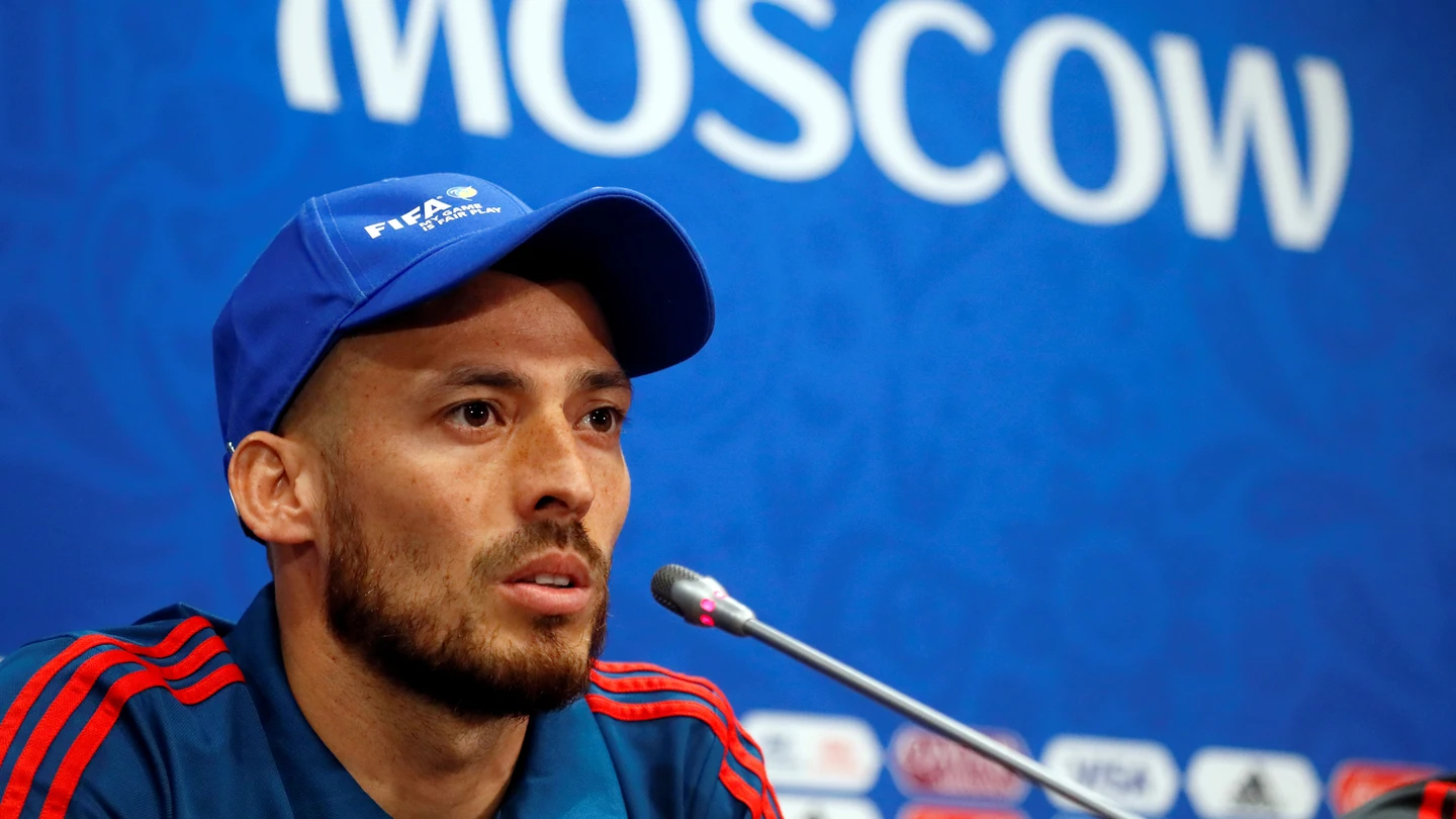 David Silva, en rueda de prensa David Silva, en rueda de prensa