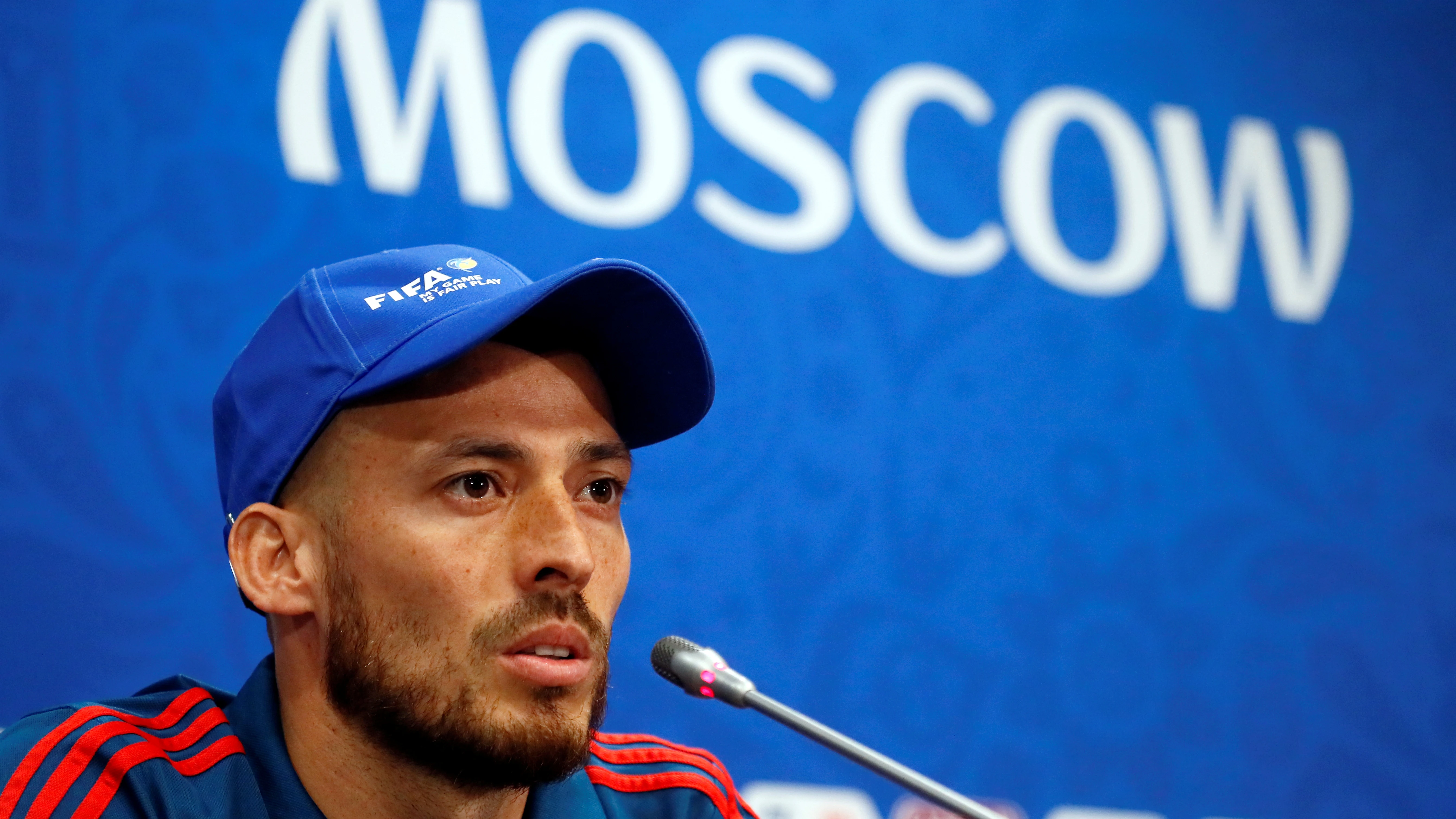 David Silva, en rueda de prensa