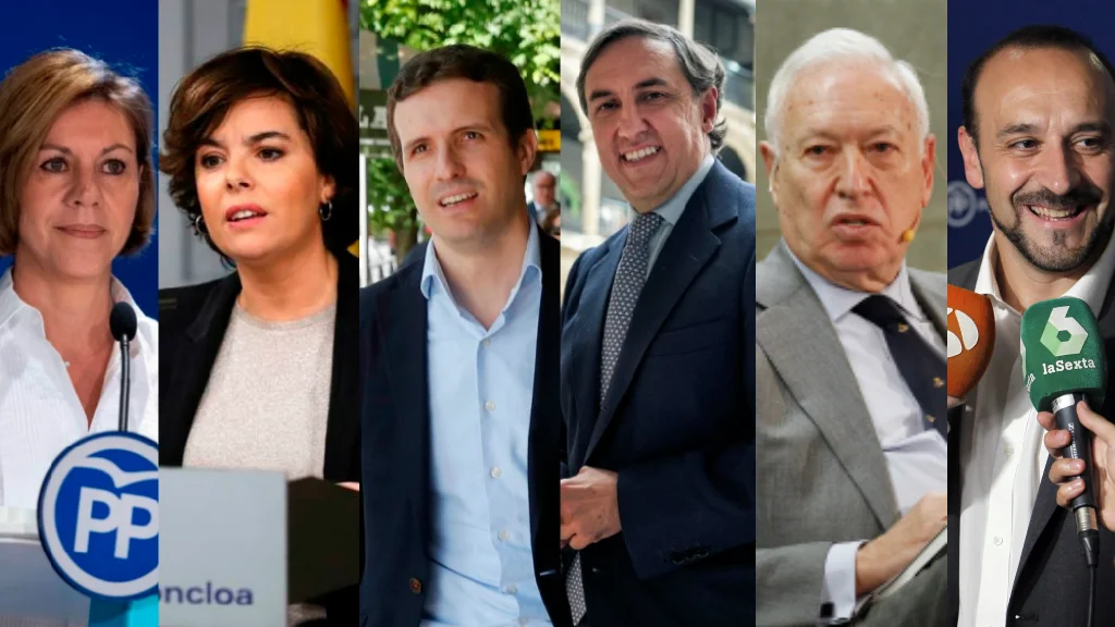 Candidatos a liderar el PP