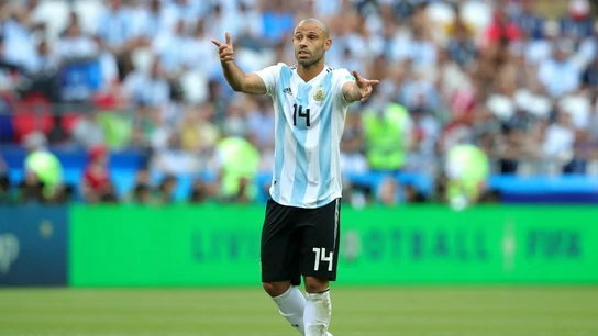 Mascherano, con Argentina Mascherano, con Argentina