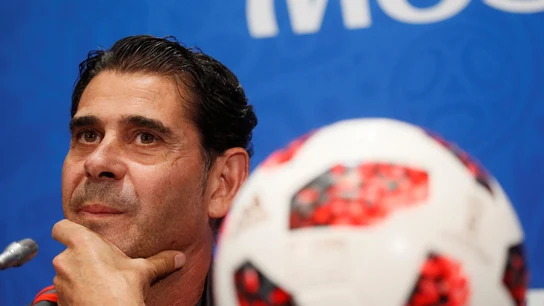 Fernando Hierro, en rueda de prensa Fernando Hierro, en rueda de prensa