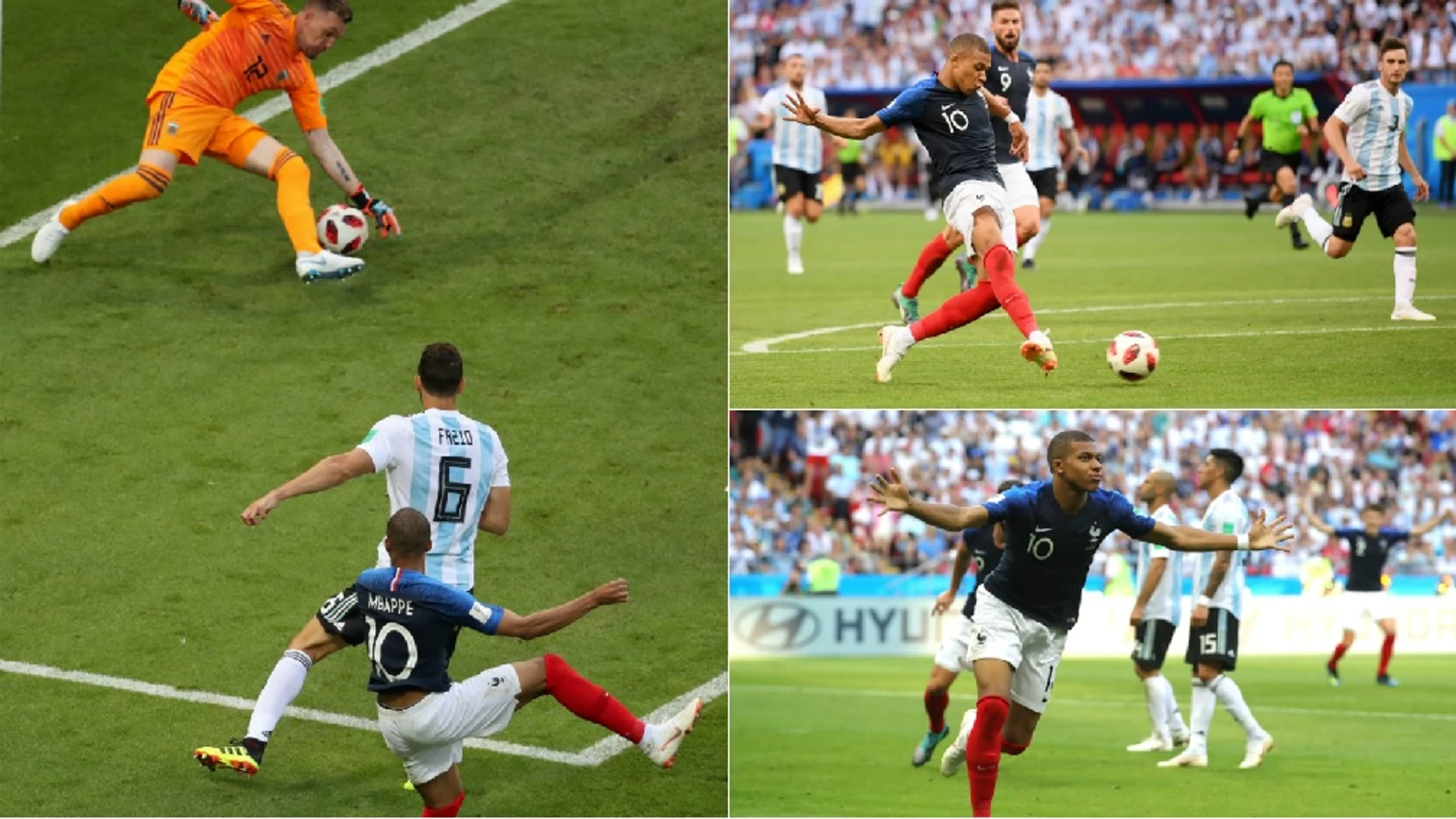 Mbappé, el gran protagonista del Francia vs Argentina