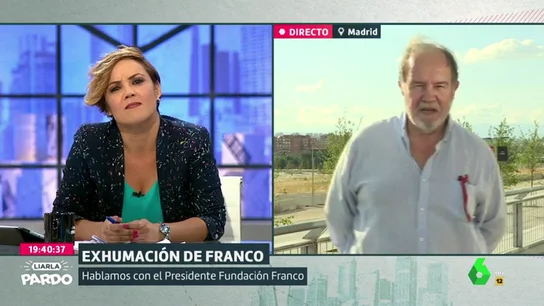 El presidente de la Fundación Franco: "Los que sostienen a Sánchez quieren volar la cruz del Valle de los Caídos al más puro estilo talibán" El presidente de la Fundación Franco: "Los que sostienen a Sánchez quieren volar la cruz del Valle de los Caídos al más puro estilo talibán"