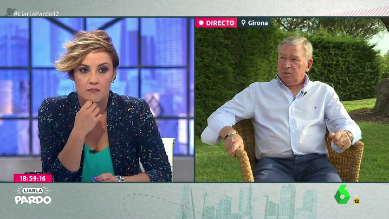 Cristina Pardo y Javier Clemente