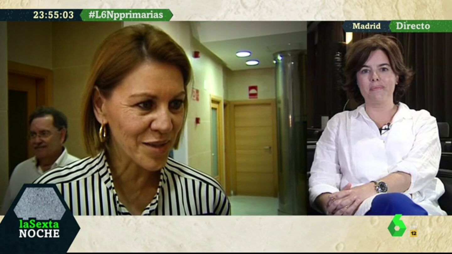 Soraya S&aacute;enz de Santamar&iacute;a, candidata a la Presidencia del PP